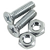 K1252 Outside Mirror Bracket Screw & Nut Set, 1953-1967 Chevy Corvette - image 1