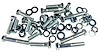 K1254 Rear Bumper Mount Bolt Kit, 1958-1960 Chevy Corvette, Replacement 52 Piece - image 1