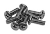 K1260 Park/Tail Light Lens Screws, 1956-1969 Chevy Corvette, 8 Piece Set - image 1
