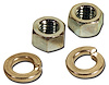 K1274 Master Cylinder Mount Nuts & Washers, 1963-1963 Chevy Corvette, 4 Piece - image 1