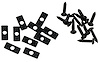 K1275 Weatherstrip Fastener Kit, 1968-1975 Chevy Corvette, Hardtop - image 1