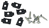 K1281 Headlight Ring Screws & J-Nuts, 1956-1957 Chevy Corvette, 12 Piece - image 1