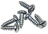 K1292 Door Drip Rail Screws, 1956-1957 Chevy Corvette, 6 Piece Set - image 1