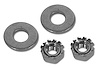 K1305 Dash Pad Nuts & Washers, 1963-1967 Chevy Corvette, 4 Piece Set - image 1