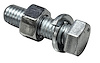 K1311 Park Brake Cable Pulley Bolt Set, 1968-1979 Chevy Corvette - image 1