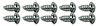 K1369 Hardtop Header Trim Screw Set, 1953-1982 Chevy Corvette - image 1