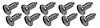K1384 Window Channel Screws, 1963-1967 Chevy Corvette, Coupe Rear Lower - image 1