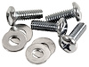 K1389 Convertible Top Rear Pin Screw Set, 1963-1967 Chevy Corvette - image 1