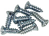 K1402 Headlight Bezel Screws, 1963-1963 Chevy Corvette, 8 Piece Set 63L - image 1