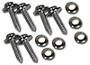 K1423 Power Vent Rear Cover Screws, 1964-1965 Chevy Corvette - image 1