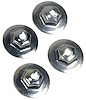 K1441 Wiper Transmission Mount Nuts, 1956-1962 Chevy Corvette, 4 Piece Set - image 1