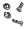 K1444 Power Antenna Switch Screws & Nuts, 1965-1966 Chevy Corvette, 4 Piece - image 1