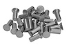 K1449 Body Assembly Rivets, 1953-1967 Chevy Corvette, Aluminum 25 Piece - image 1
