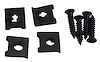 K1495 Shift Console Plate Screws, 1968-1976 Chevy Corvette, 8 Piece Set - image 1