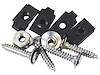 K1507 Front Fender Grille/Louver Mount Kit 10PC, 1970-1972 Chevy Corvette - image 1