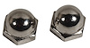 K1527 Fuel Door Emblem Acorn Nuts, 1968-1990 Chevy Corvette, 2pc - image 1