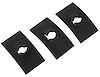 K1531 Rear Emblem Fasteners, 1980-1982 Chevy Corvette, 3pc - image 1