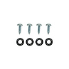 K1535 Interior Door Pull Handle Screw Kit, 1968-1968 Chevy Corvette, 4pc, 1968L - image 1