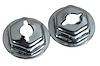 K1536 Nose Emblem Speednuts, 1973-1976 Chevy Corvette, 2pc Set - image 1