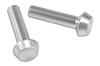 MA10231 Door Lock Knobs, 1965-1966 Ford Mustang, Chrome - image 1