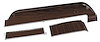 MA11446 Deluxe Dash Panel Trim, 1968-1968 Ford Mustang, 3 piece Set, W/Woodgrain Inserts - image 1