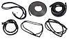 MA14850 Coupe Body Weatherstrip Kit, 1964-1966 Ford Mustang, Basic 8 pieces - image 1