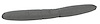 MA19020 Convertible Top Rear Window Pillow, 1964-1973 Ford Mustang - image 1