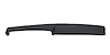 N815000 Dash Pad, 1975-1976 Chevy Nova/Chevy II, Black, w/o A/C - image 1