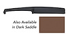 N815004 Dash Pad, 1975-1976 Chevy Nova/Chevy II, Dark Saddle w/o A/C - image 1