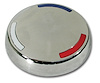 X1624 Knock-Off Center Cap, 1963-1982 Chevy Corvette, Stainless Steel