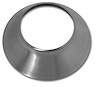 X1689 Knock-Off Cone, 1966-1966 Chevy Corvette, Brushed Stainless Steel - image 1