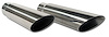 X2001 Exhaust Extensions, 1968-1969 Chevy Corvette, Stainless Steel - image 1