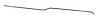 X2035 Armrest Trim Strip, 1965-1967 Chevy Corvette - image 1