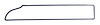 X2036 Door Panel Racetrack Trim, 1965-1967 Chevy Corvette, 8 Piece - image 1