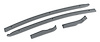 X2070 Natural Finish Rear Quarter Panel Retainer Set, 1968-1977 Chevy Corvette, Coupe - image 1