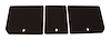 X2097 Rear Compartment Unit Doors, 1968-1979 Chevy Corvette, 3 Piece Set Fiberboard - image 1