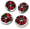 X2100 Door Lock Knobs & Reflectors, 1963-1964 Chevy Corvette, 4 Piece Set - image 1