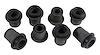 X2168 A-Arm Bushing Set, 1963-1982 Chevy Corvette, 8 Piece Upper/Lower - image 1