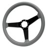 X23968 Reproduction Steering Wheel, 1982-1982 Chevy Corvette, Gray Leather W/Black Spokes - image 2