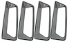 X2421 Fender/Side Louver Insert Set, 1969 Chevy Corvette, 4pc, Left/Driver - image 1