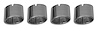 X2490 Exhaust Tips, 1997-2000 Chevy Corvette, Stock Polished Stainless Steel 4 Piece Set - image 1