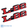 X2507 Emblems, 1973-1979 Chevy Corvette, Hood L-82 - image 1