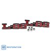 X2507 Emblems, 1973-1979 Chevy Corvette, Hood L-82 - image 2