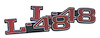 X2520 Emblems, 1973-1979 Chevy Corvette, Hood L-48 - image 1