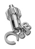 X2605 Vent Window Regulator Gear Repair Kit, 1963-1967 Chevy Corvette - image 1