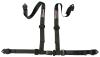 114204 Restraint, 4-Point, 2x2, OE Latch, Snap-In, Black, Individual Shoulder, Non-SFI , Black - image 1