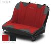 310162 46 in. Rubicon Rear Bench w/o Headrest, 2007-2018 Jeep JK, Black w/Red Center & Red Side Panels - image 1