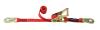 400006 1 in. x 6' Ratchet Strap with Snap Hooks, Red - image 1