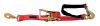 400015 2 in. x 8' Strap with Twisted Snap Hooks & Axle Loop, Red - image 1