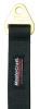 424504 Limit Strap, Quad layer, Tab ends with 9/16 in. hole, Black, Length - 24.500 in.